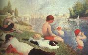 Georges Seurat Bathing at Asniers Norge oil painting reproduction